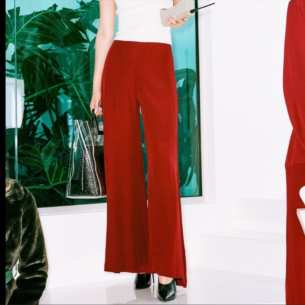 NWT STAUD 🍄 Ramon Pants in Garnet